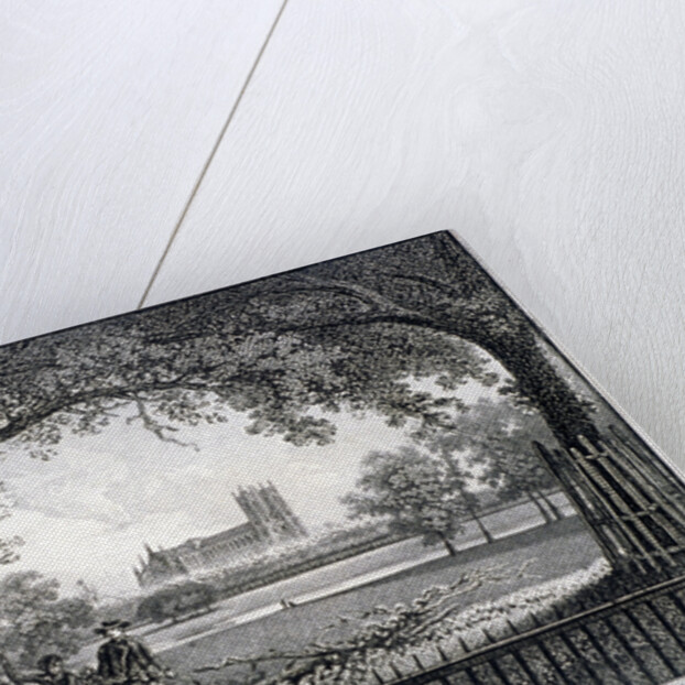 St James Park, from the Mall in front of St James's Palace, Westminster, London by John Thomas Smith