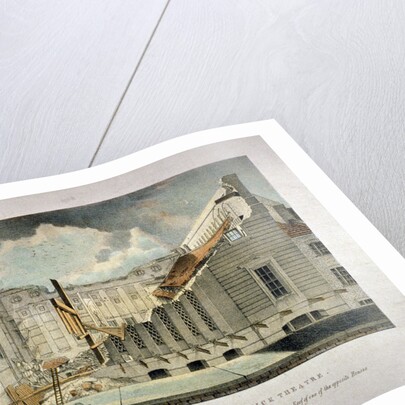 Ruins of the Brunswick Theatre, Wellclose Square, Goodman's Fields, Stepney, London by B Dixie