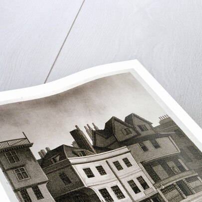 Entrances to Little Sanctuary and Thieving Lane, Westminster, London by William Fellows