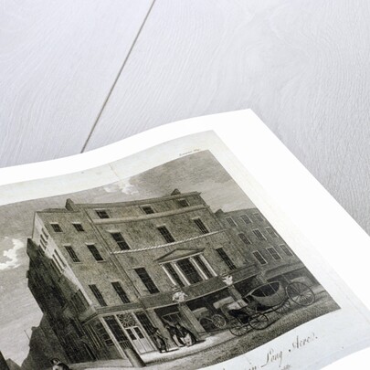 John Hatchett's house, Long Acre, Westminster, London by John Walker