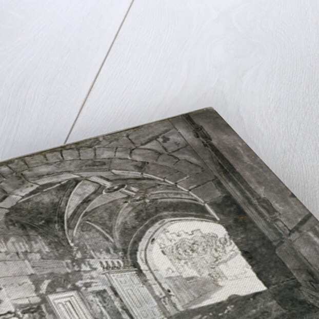 Gate under Queen Elizabeth's Picture Gallery, Windsor Castle, Berkshire by Paul Sandby