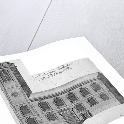 Exterior view of St Andrew by the Wardrobe, City of London by Benjamin Cole