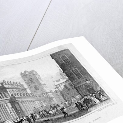 The Bank of England, City of London by William Tombleson