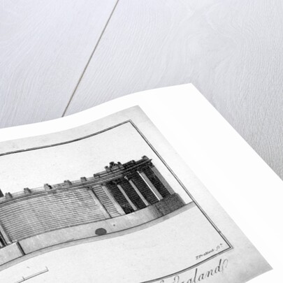 North view of the new buildings at the Bank of England,  City of London by Thomas Prattent