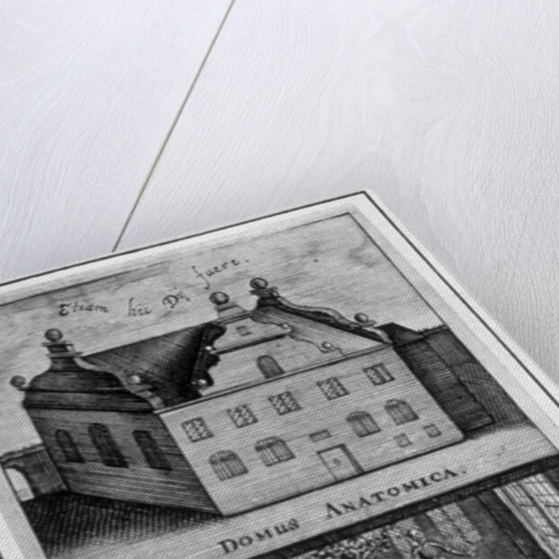 View of exterior of building and anatomical theatre inside by Anonymous