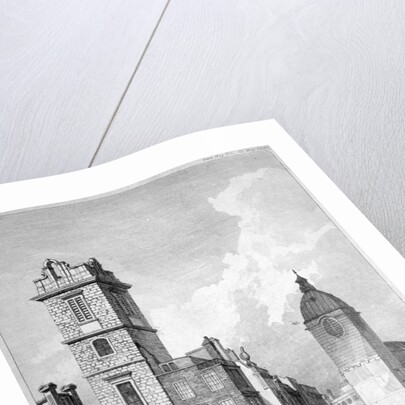 St Bartholomew-by-the-Exchange and St Benet Fink, City of London by George Hollis