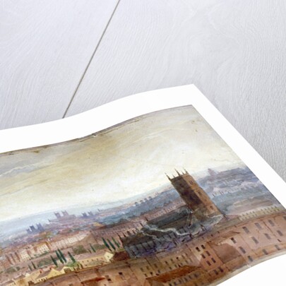 Aerial view of Knightsbridge, London by George Robert Vawser