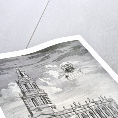 Church of St Mary le Strand, Westminster, London by James Cole