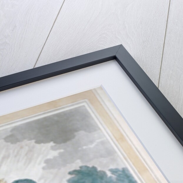 A Sudden Squall in Hyde Park, London by Thomas Rowlandson