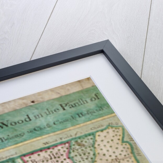 Map of Abbey Wood, part of Erith or Lesnes Manor on the eastern boundary of Woolwich, Kent by Anonymous