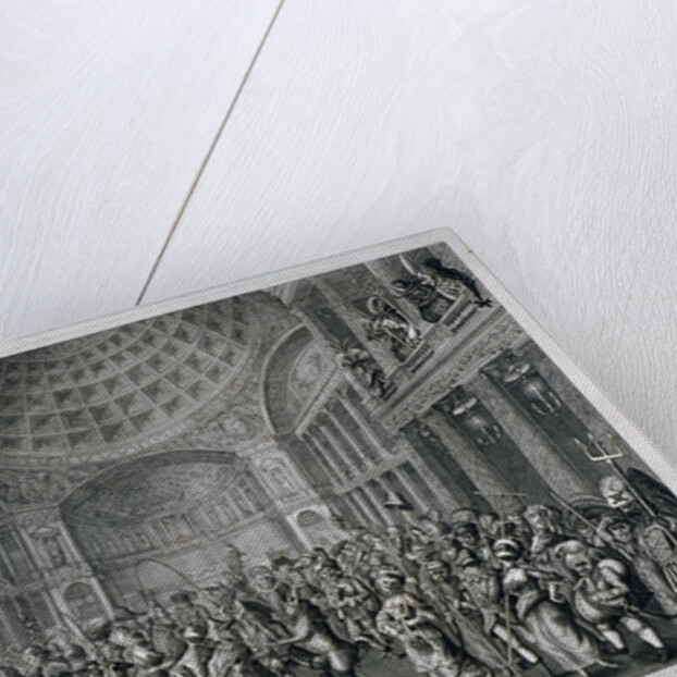 Scene of a masquerade at the Pantheon, Oxford Street, Westminster, London by Charles White