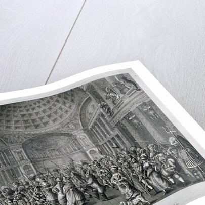 Scene of a masquerade at the Pantheon, Oxford Street, Westminster, London by Charles White
