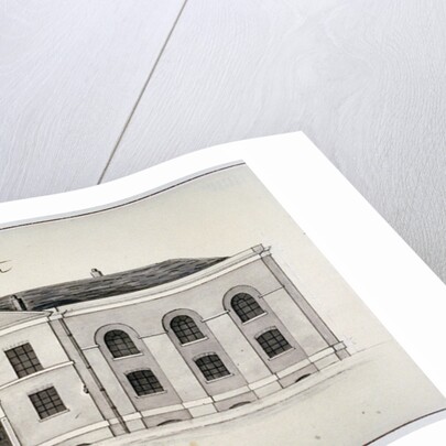 Elevation of the Sessions House on Newington Causeway, Southwark, London by Anonymous