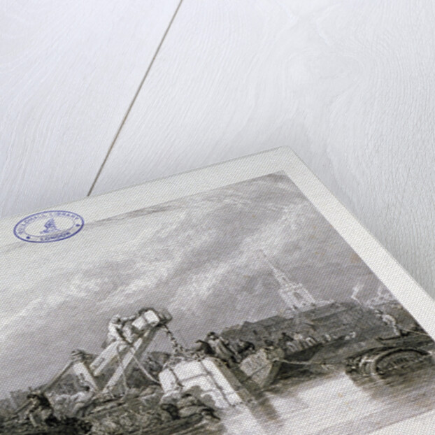 Construction of the Thames Tunnel, London by George Cooke