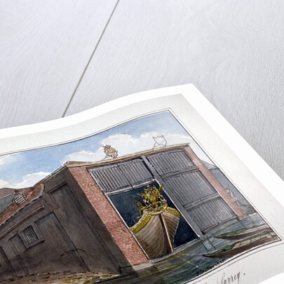 City of London Barge House, Bishop's Walk, Lambeth, London by G Yates