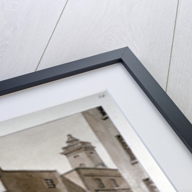 View of Borough High Street and the corner of London Bridge, Southwark, London, 1828 by John Chessell Buckler