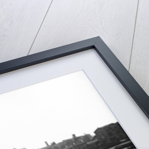 Dumpy barge on the Thames loaded with hay or esparto, London by Anonymous