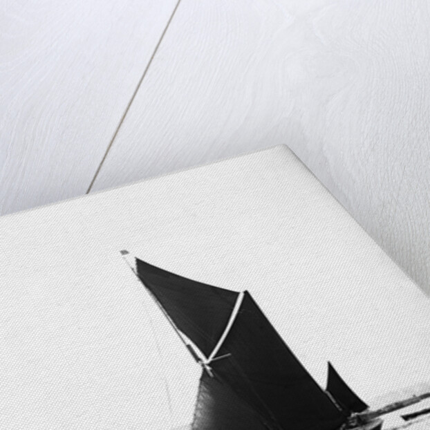 Topsail barge under sail on the Thames, London by Anonymous