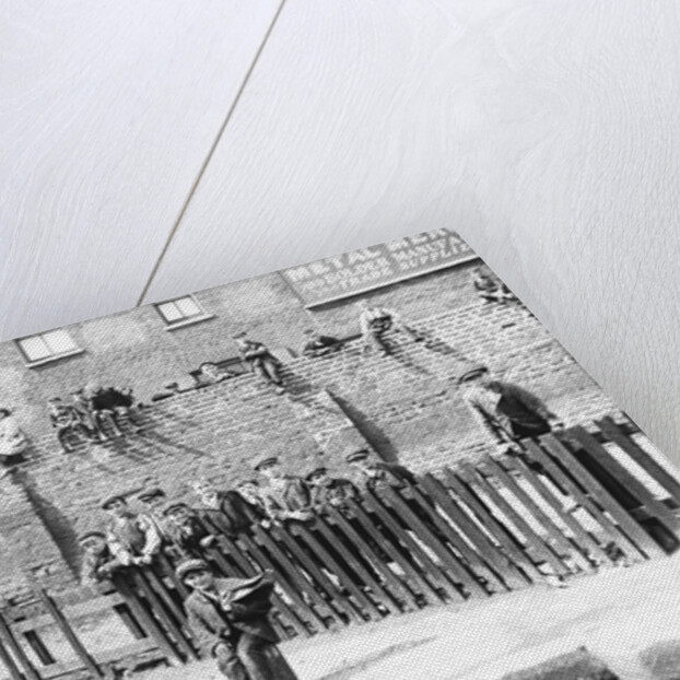 Boys by a lock on the Grand Union Canal, London by Anonymous