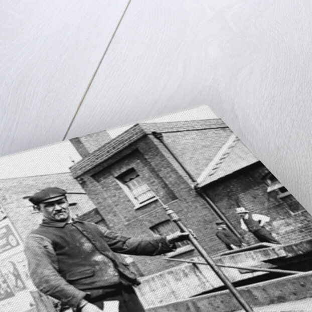 Grand Union Canal lock keeper by Anonymous