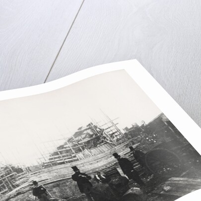 Shipyard of James Ash & Co, Cubitt Town, London by Anonymous