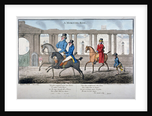 A Morning Ride by James Gillray