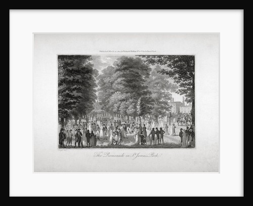 The Promenade in St James's Park, Westminster, London by Anonymous