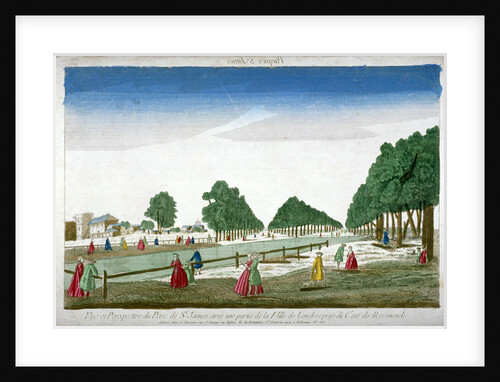 People walking in St James's Park, Westminster, London by Anonymous