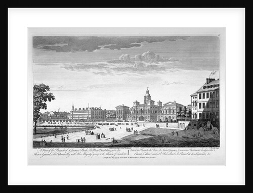 Horse Guards Parade from the south-west, Westminster, London by Thomas Bowles