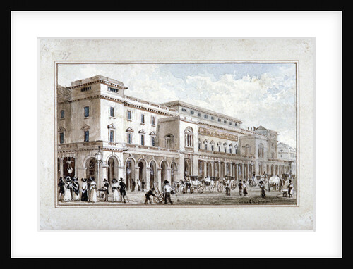 The King's Theatre, Haymarket, Westminster, London by George Shepherd
