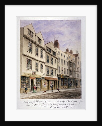 Holywell Street, Westminster, London by Thomas Hosmer Shepherd