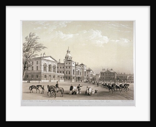 Horse Guards, Westminster, London by Thomas Picken