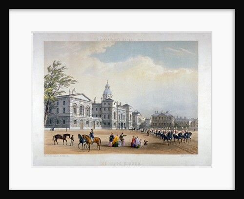 Horse Guards, Westminster, London by Thomas Picken