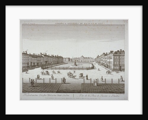 Leicester Square, Westminster, London by Balthasar Friedrich Leizelt