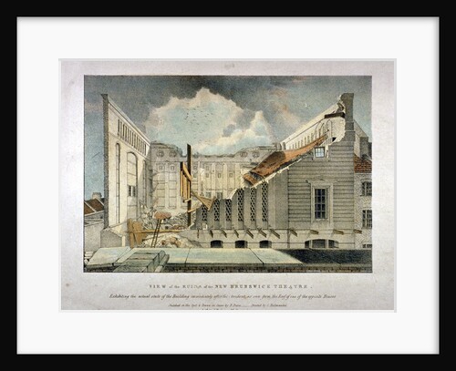 Ruins of the Brunswick Theatre, Wellclose Square, Goodman's Fields, Stepney, London by B Dixie