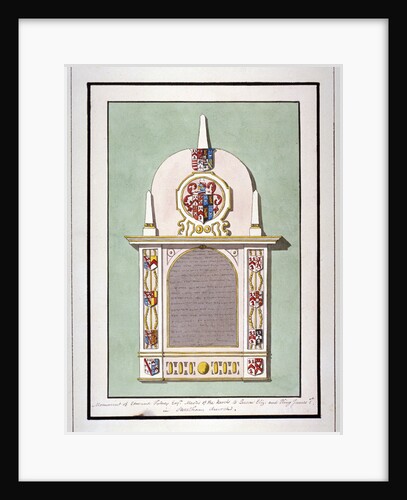 Monument to Edmund Tilney, St Leonard's Church, Streatham, London by Anonymous