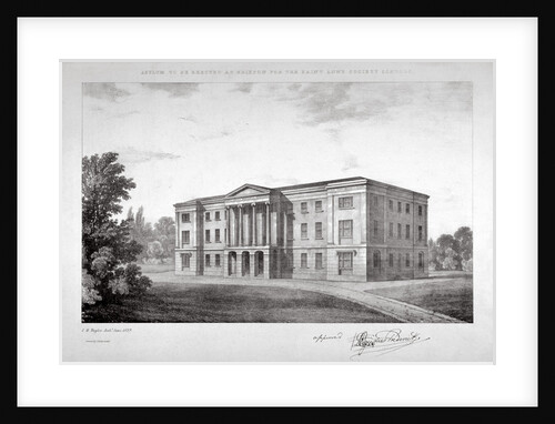 View of the Royal Asylum of St Ann's Society to be erected on Streatham Hill, London by Anonymous