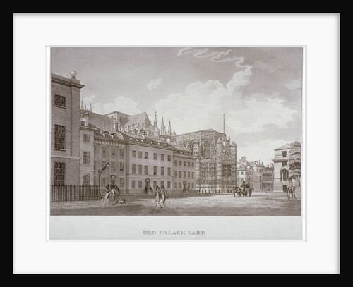 Old Palace Yard, Westminster, London by Thomas Malton II