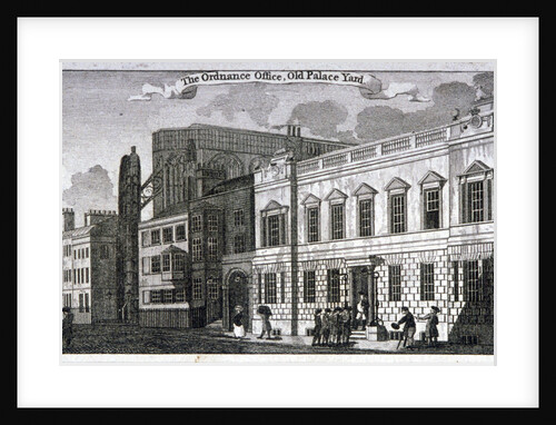 Ordnance office for the Palace of Westminster, Old Palace Yard, Westminster, London by Anonymous