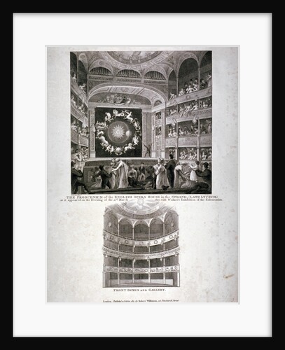 Theatre Royal English Opera House, Westminster, London by James Stow