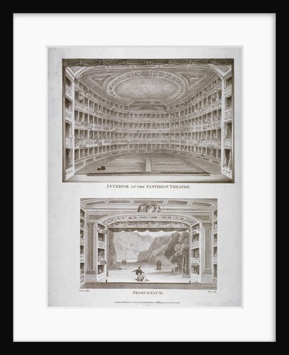 The Pantheon Theatre, Oxford Street, Westminster, London by William Wise