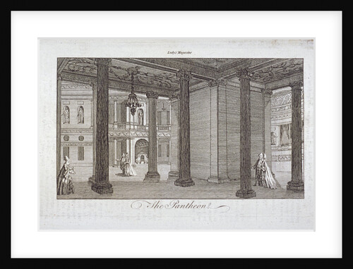 Interior view of the Pantheon, Oxford Street, Westminster, London by Anonymous