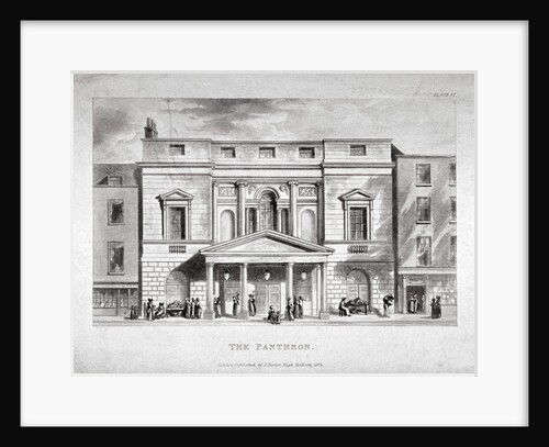 Front view of the Pantheon, Oxford Street, Westminster, London by Anonymous
