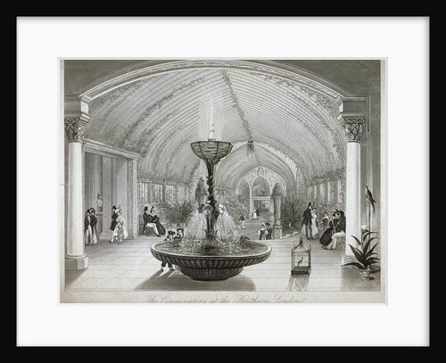 Interior of the conservatory in the Pantheon on Oxford Street, London by Anonymous