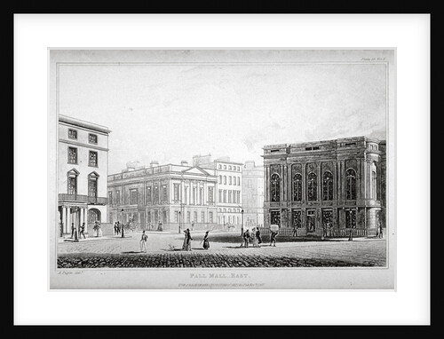 View of Pall Mall East, Westminster, London by Anonymous
