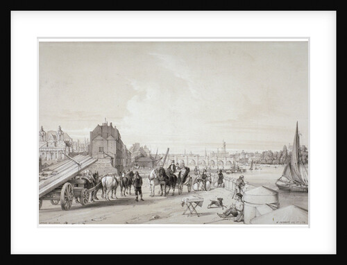 Millbank, Westminster, London by William Parrott