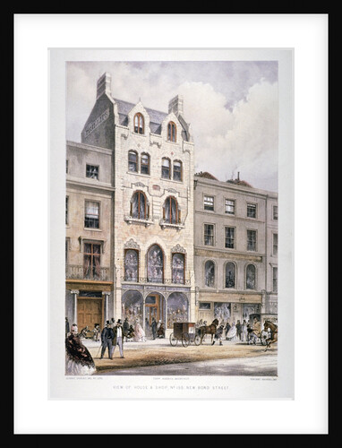 Shop fronts on New Bond Street, Westminster, London by Robert Dudley
