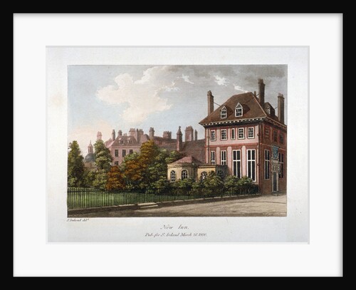 View of New Inn, Wych Street, Westminster, London by Anonymous
