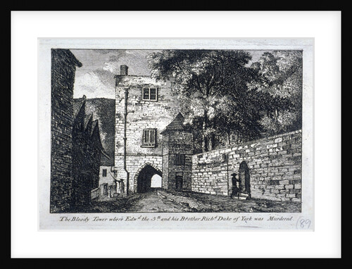 View of the Bloody Tower, Tower of London by Anonymous