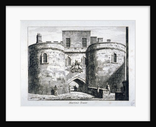 View of the Martin Tower, Tower of London by Anonymous